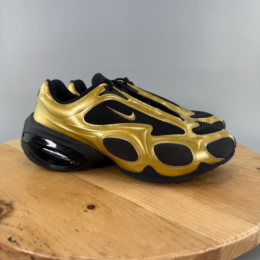 Nike Air Max Muse Women's Size 9.5 Shoes Sneakers Metallic Gold Black NEW